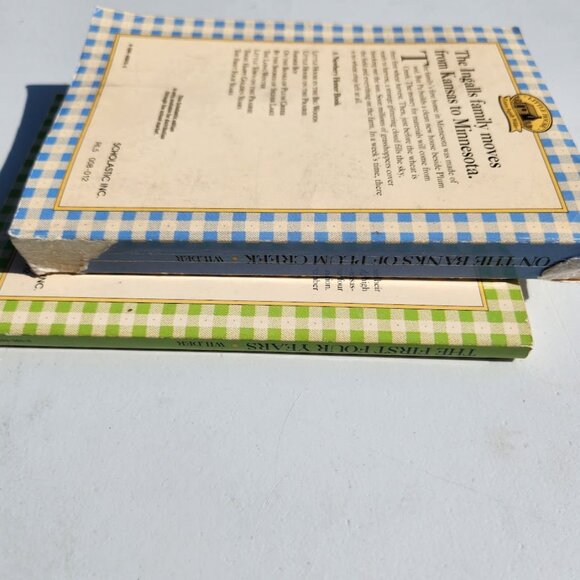 2 Book Bundle Lot Set Laura Ingalls Wilder Scholastic Chapter Books Young Adult - Picture 8 of 10